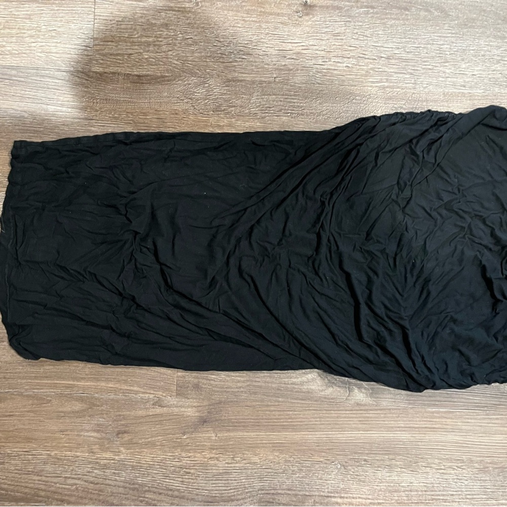 Elegant Black Strapless Dress